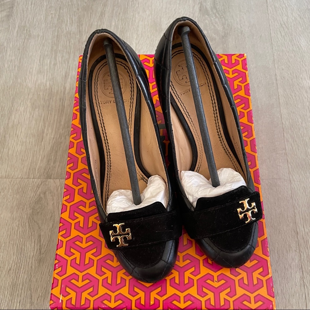Tory Burch Quilted Leila Wedge Loafer